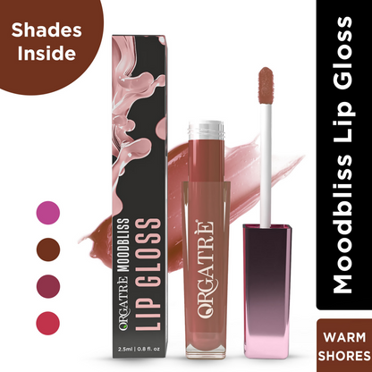 Orgatre MoodBliss Lip Gloss - Warm Shores