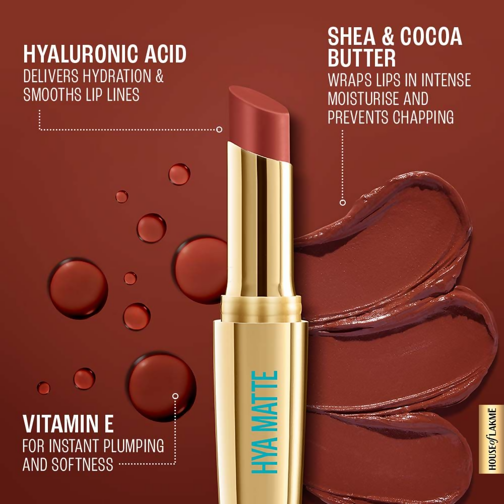 Lakme 9to5 Hya Matte Lipstick - Reliable Red