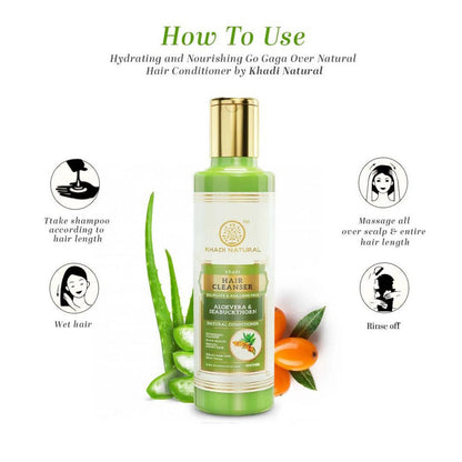 Khadi Natural Aloevera and Seabuckthorn Cleanser & Conditioner