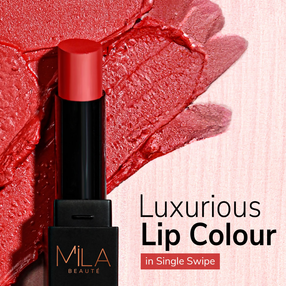 Mila Beaute Pro Matte Long Lasting Creamy Matte Finish Lipstick - Laila