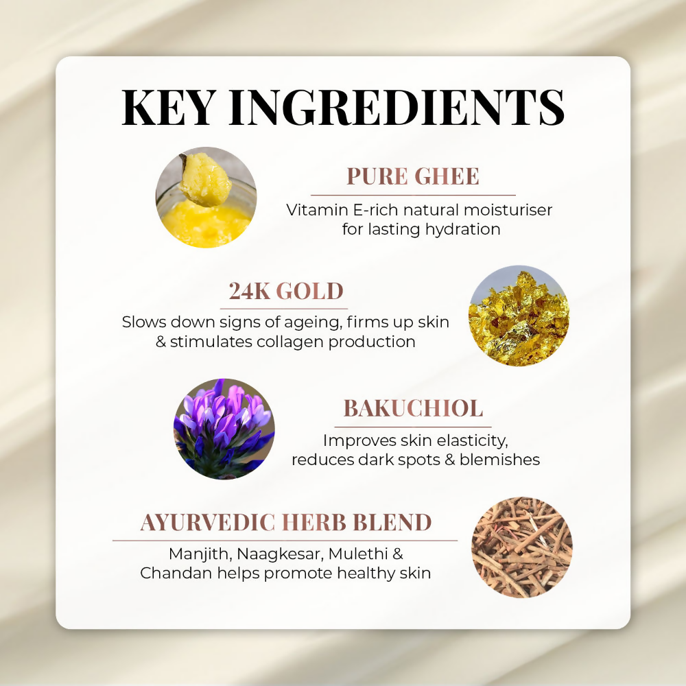 Just Herbs Pure Ghee & 24K Gold Deep Nourishing Body Butter