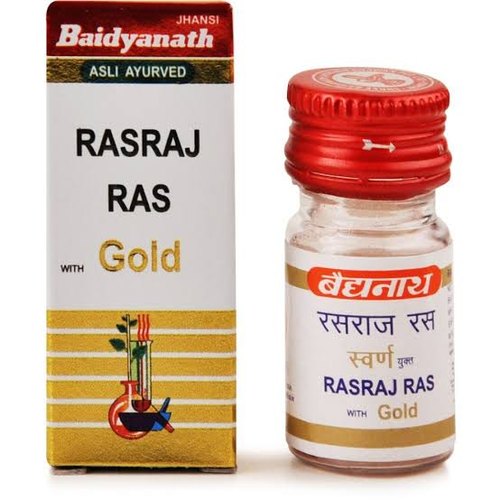 Buy Baidyanath Jhansi Rasraj Ras 1Gm (10 Tablets) from DrMediCart, Ship from India to USA
