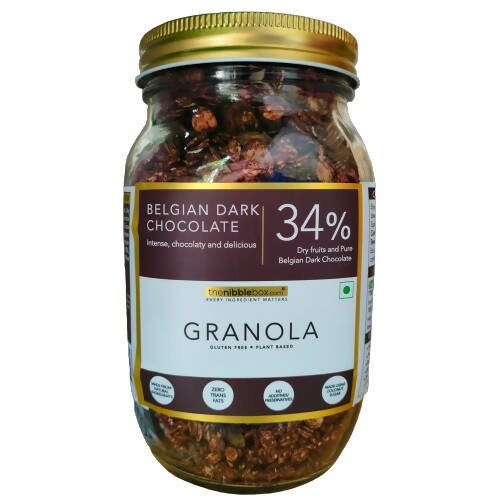 Buy Thenibblebox Belgian Dark Chocolate Granola from DrMediCart, Ship from India to USA
