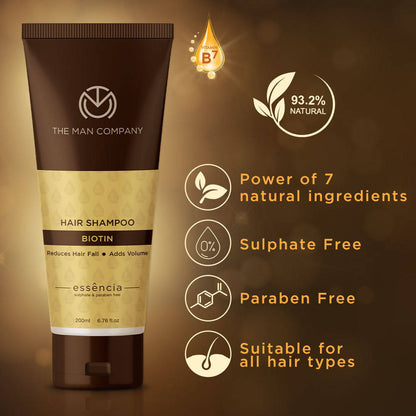 The Man Company Hair Shampoo Biotin - Drmedicart