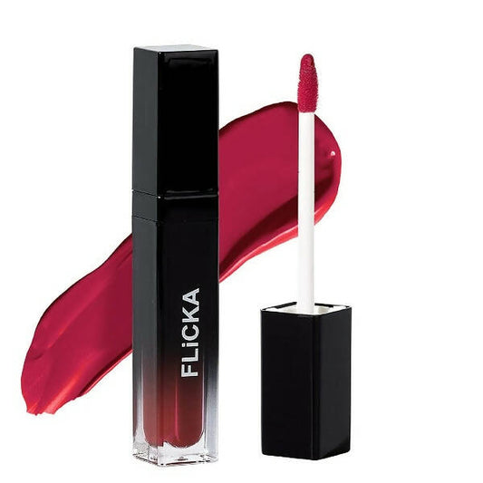 FLiCKA Set and Attack Liquid Matte Lipstick 01 Crunchy Carrot - Red