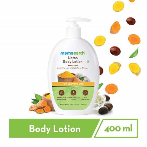 Buy Mamaearth Ubtan Body Lotion For Glowing Skin from DrMediCart, Ship from India to USA