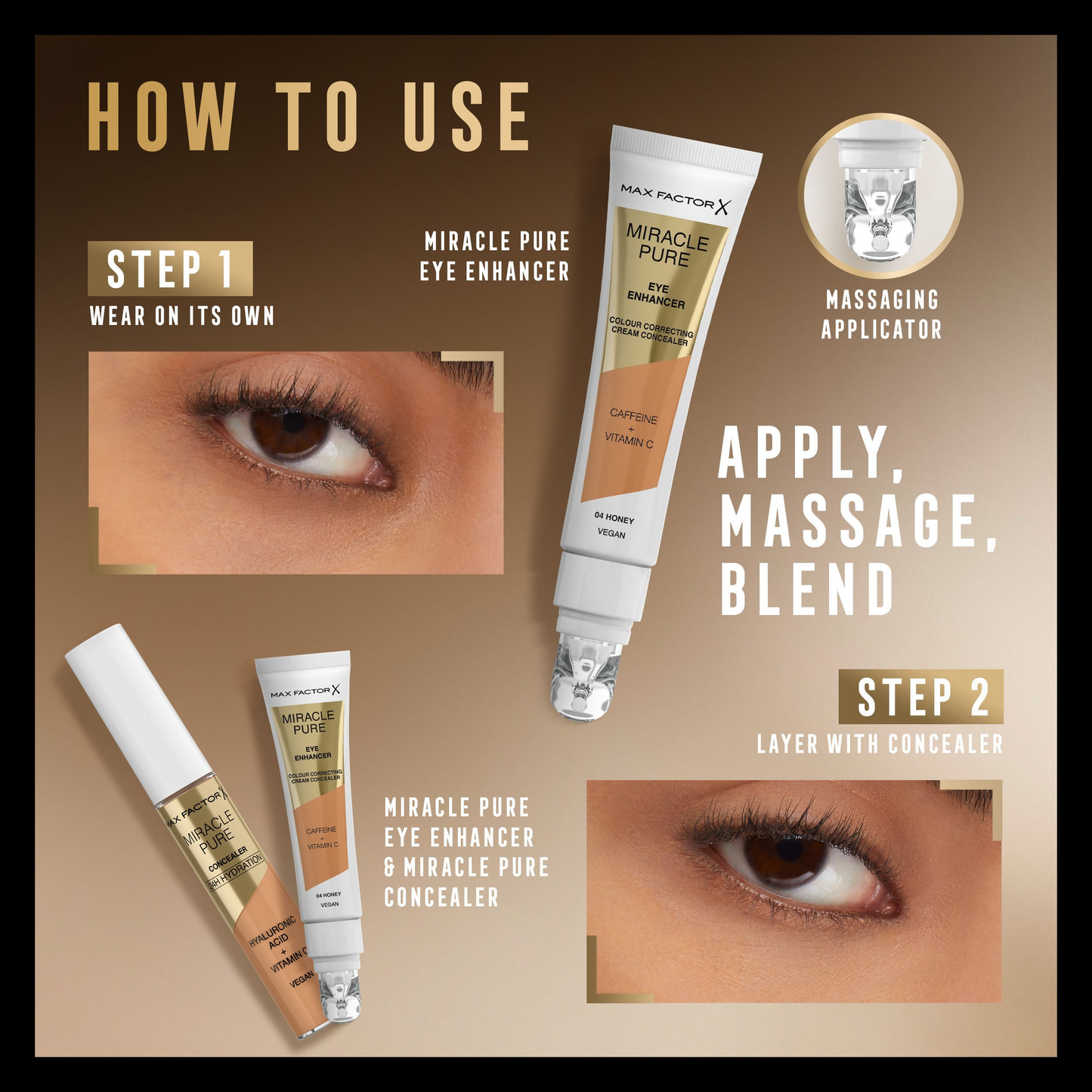 Max Factor Miracle Pure Eye Enhancer - Maple
