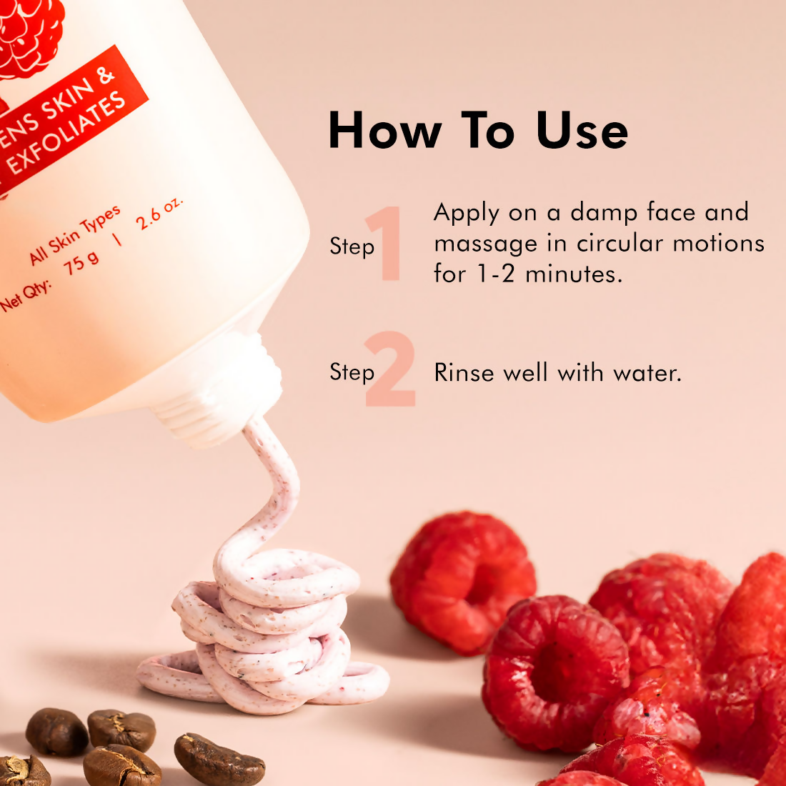 mCaffeine Berries Brightening Coffee Face Scrub
