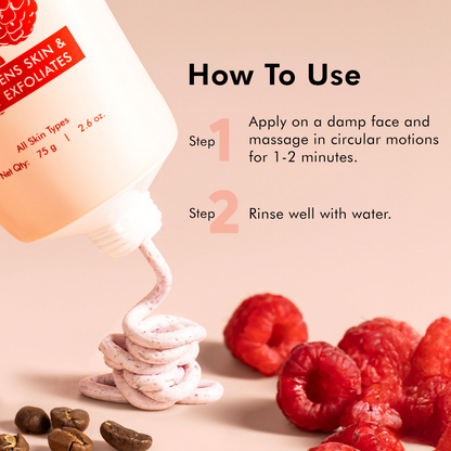mCaffeine Berries Brightening Coffee Face Scrub