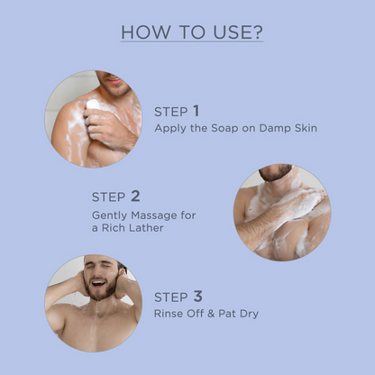 Bella Vita Organic Perfume Bathing Soap Bar For Men