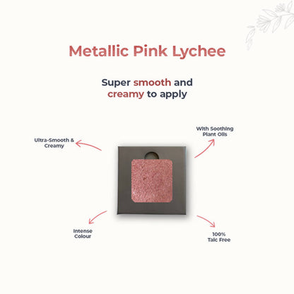 Disguise Satin Smooth Eyeshadow Squares - Metallic Pink Lychee 207