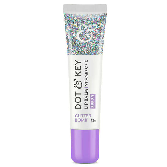 Buy Dot & Key Glitter Bomb Lightweight Vitamin C + E & SPF 30 PA+++ Lip Balm from DrMediCart, Ship from India to USA