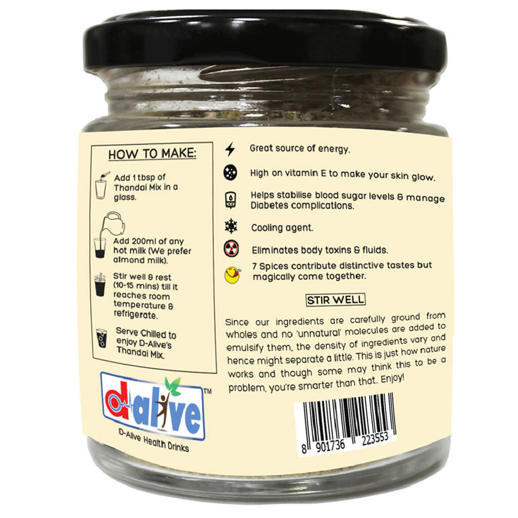 D-Alive Thandai Mix - Drmedicart