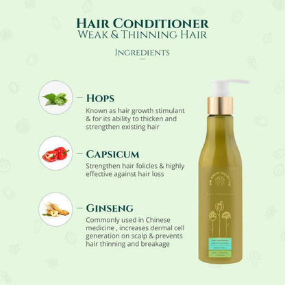 The Earth Collective Hair Conditioner - Weak & Thinning Hair - Drmedicart