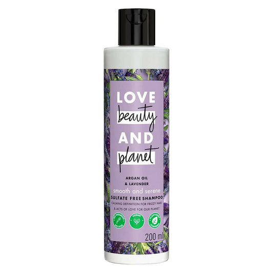 Love Beauty And Planet Argan Oil And Lavender Sulfate Free Smooth And Serene Shampoo