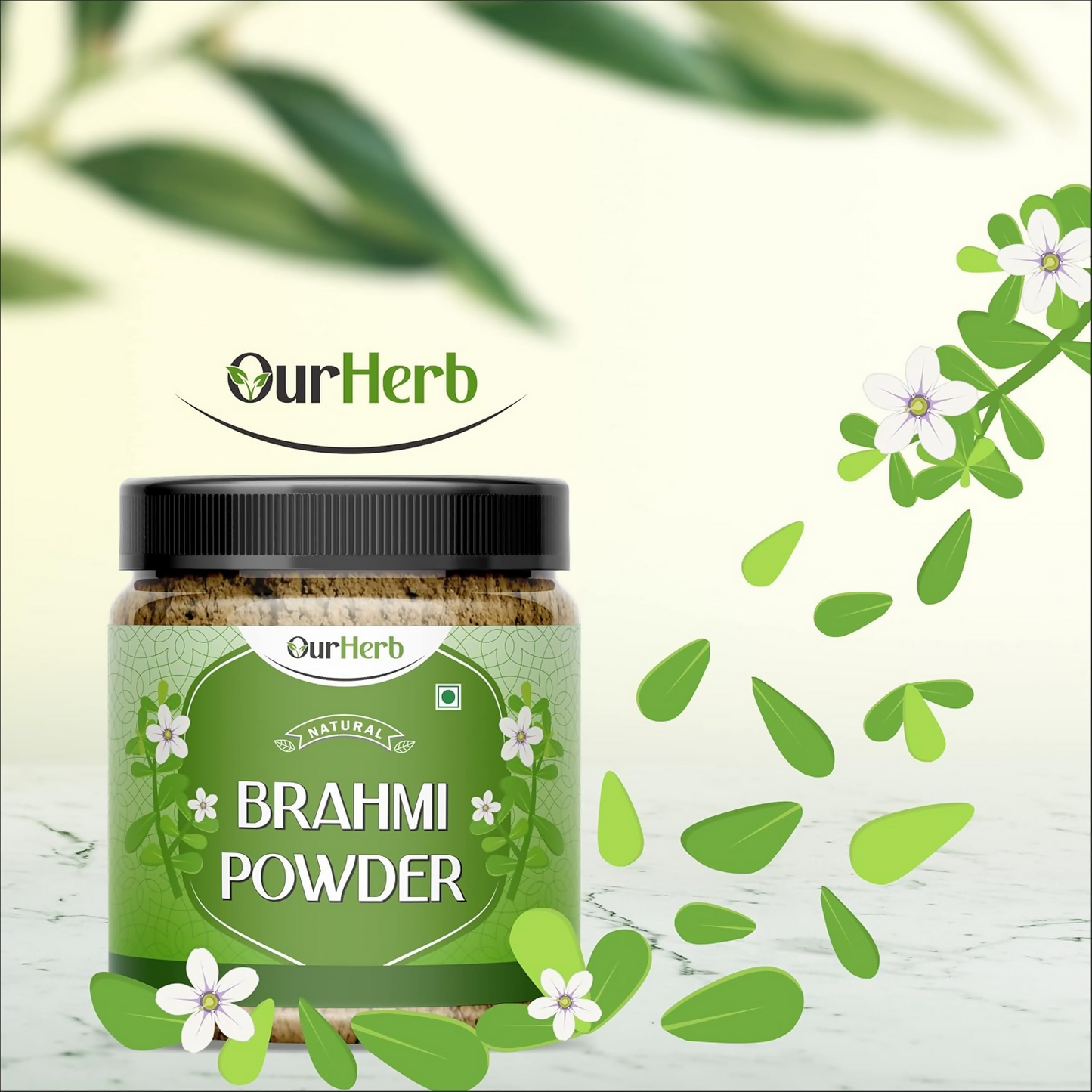 OurHerb Pure & Natural Brahmi Powder For Hair Care