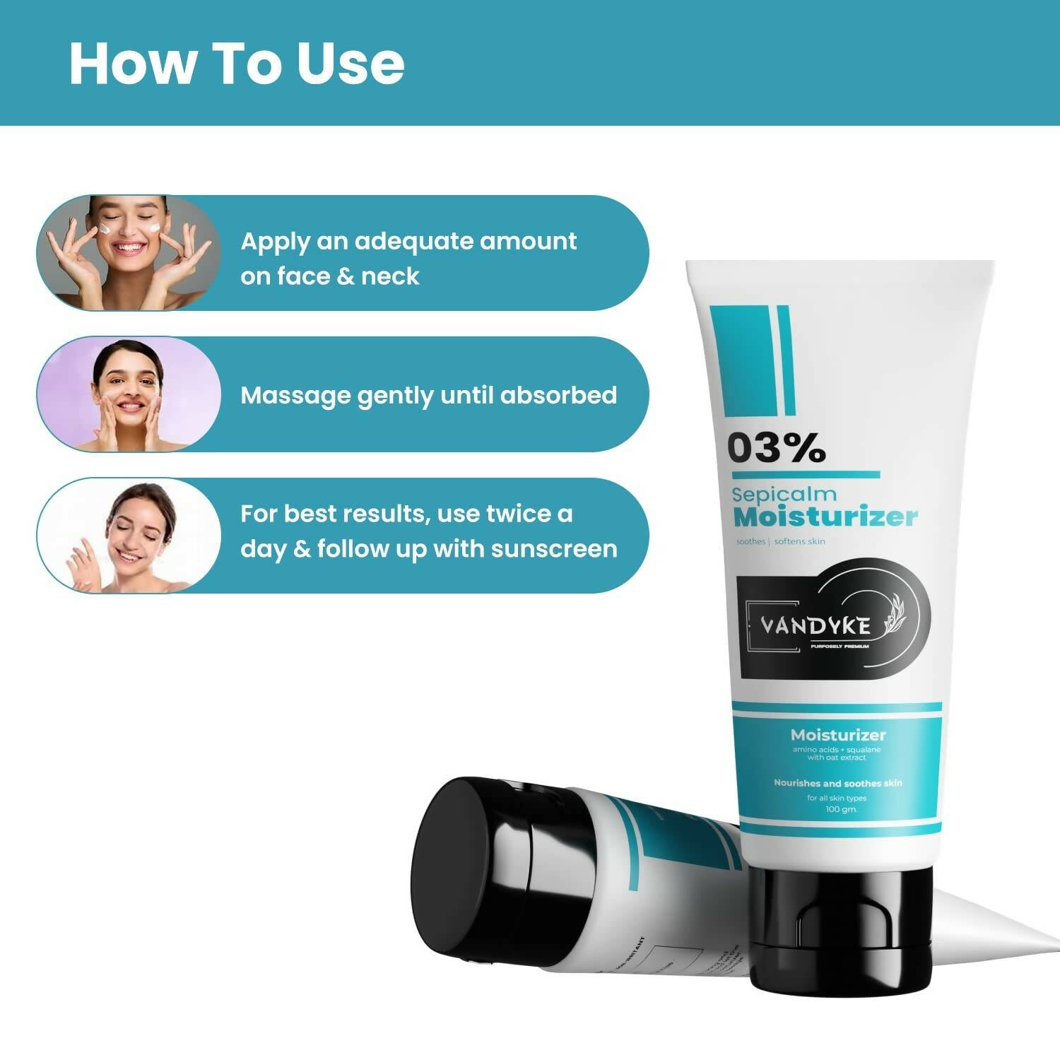 Vandyke Sepicalm 03% Moisturizer