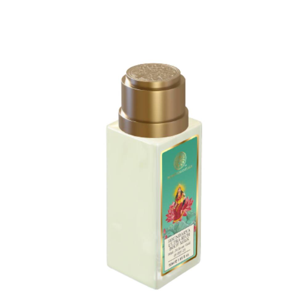 Forest Essentials Ultra Rich Body Milk Soundarya With 24K Gold & SPF25 - DrMediCart
