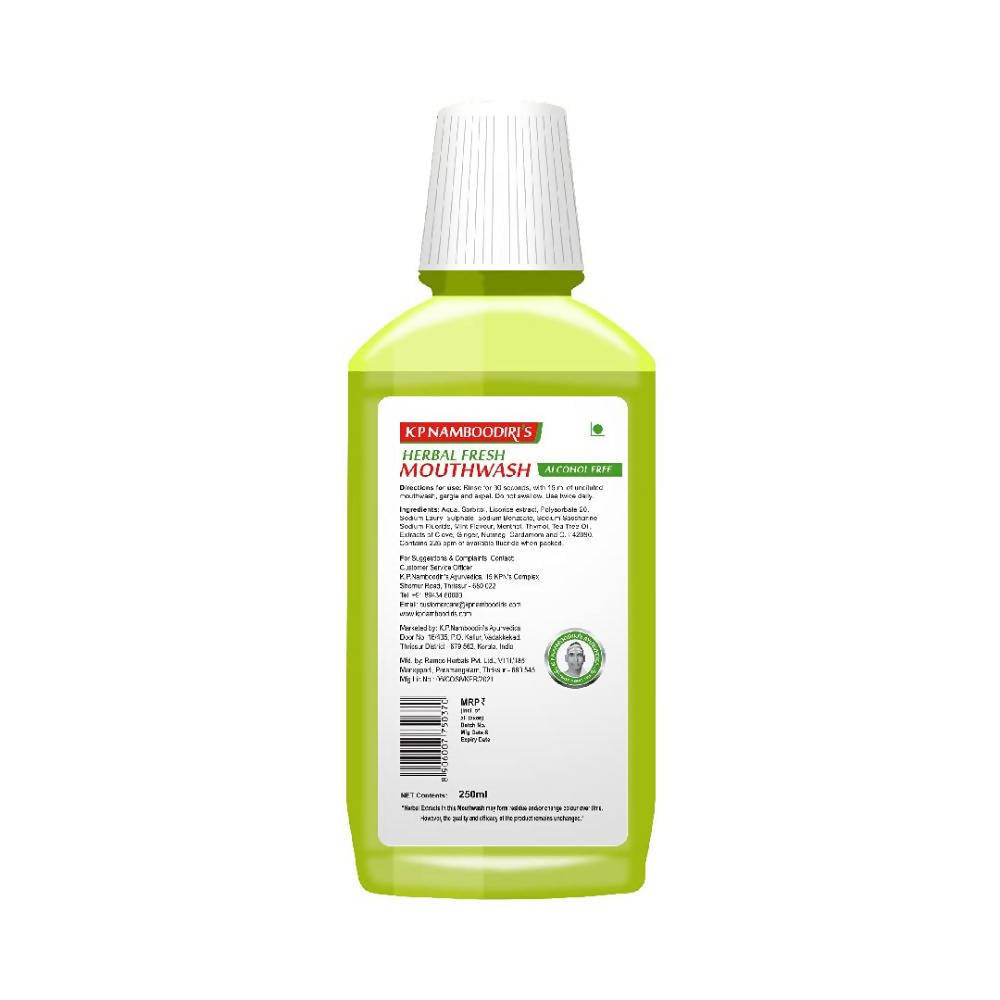 Kp Namboodiri's Herbal Fresh Mouth Wash