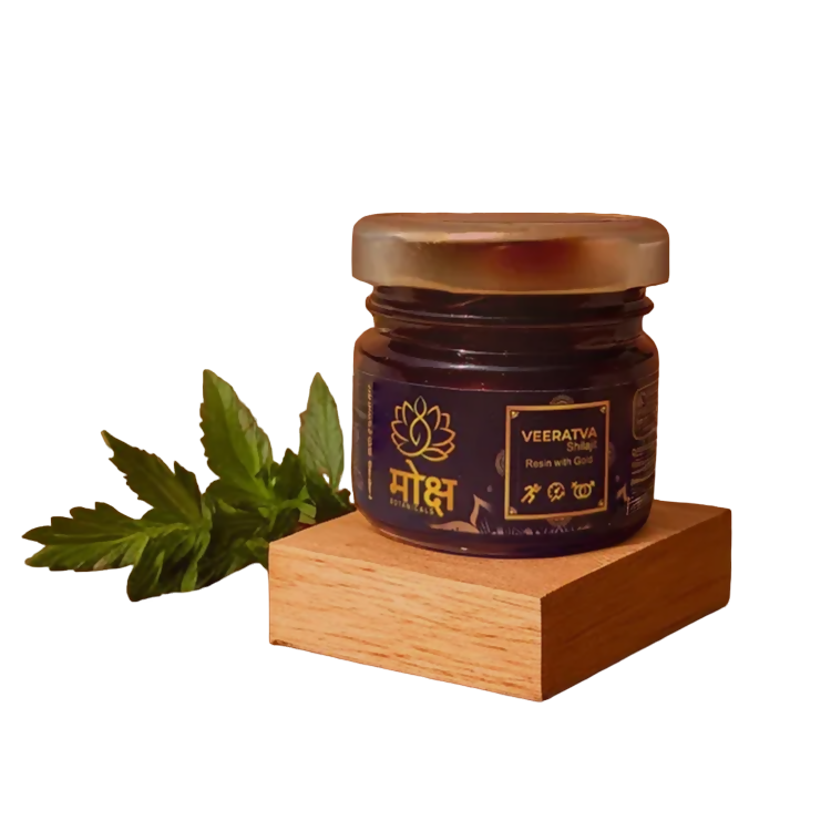 Moksha Botanicals Veeratva SJ Resin with Gold