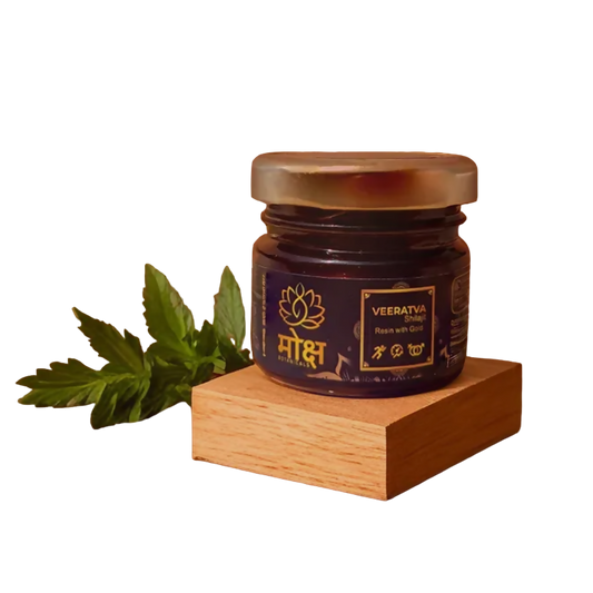 Moksha Botanicals Veeratva SJ Resin with Gold