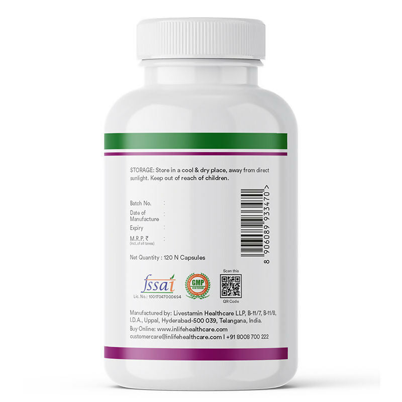 Inlife Milk Thistle Extract 800mg Capsules