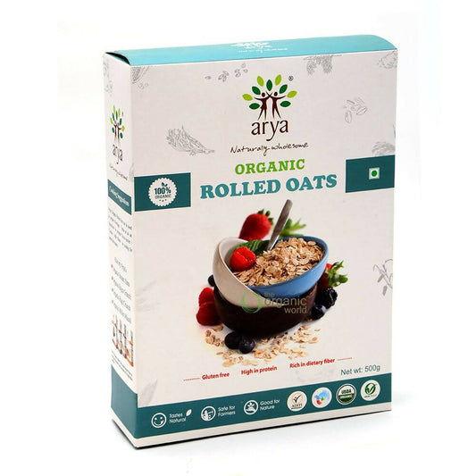 Buy Arya Farm Organic Rolled Oats from DrMediCart, Ship from India to USA