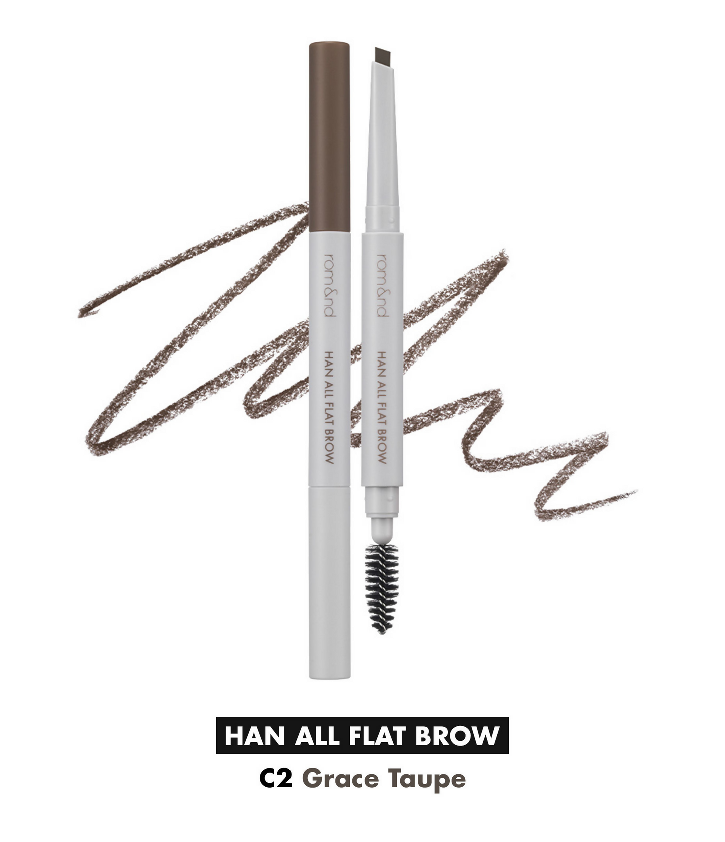 Rom&nd Han All Flat Brow  - C2 Grace Taupe