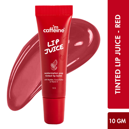 mCaffeine Lip Juice Tinted Lip Balm - Watermelon Pop