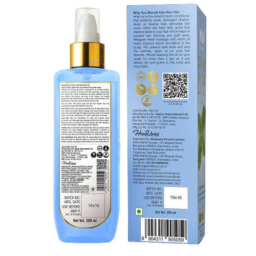 Wow Skin Science Cool Mint Hair Oil - Drmedicart