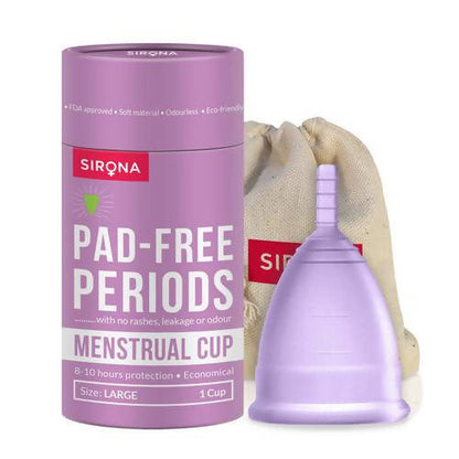 Sirona Reusable Menstrual Cup with Pouch