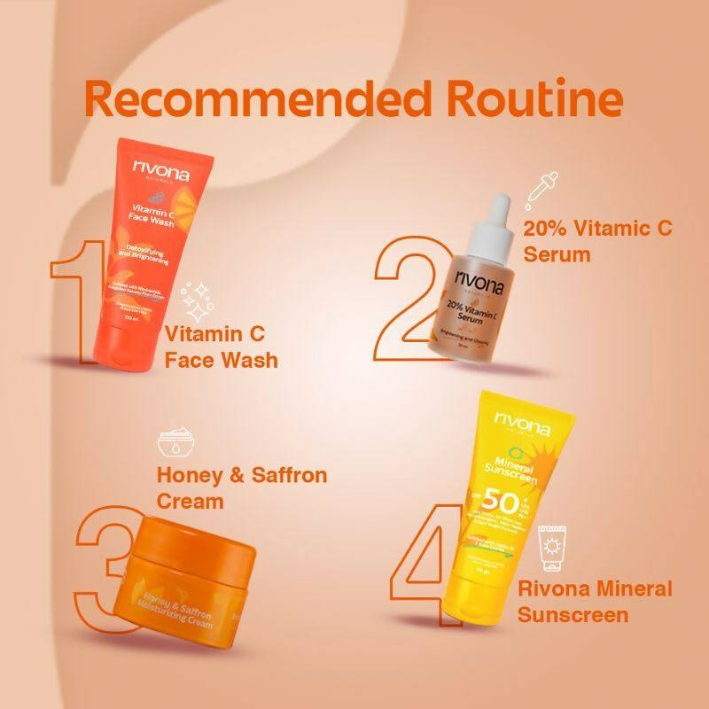 Rivona Naturals Honey And Saffron Face Moisturizing Cream