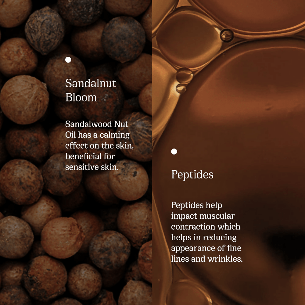 82°E By Deepika Padukone Sandalnut Bloom Smoothening crème moisturiser with sandalwood and peptides