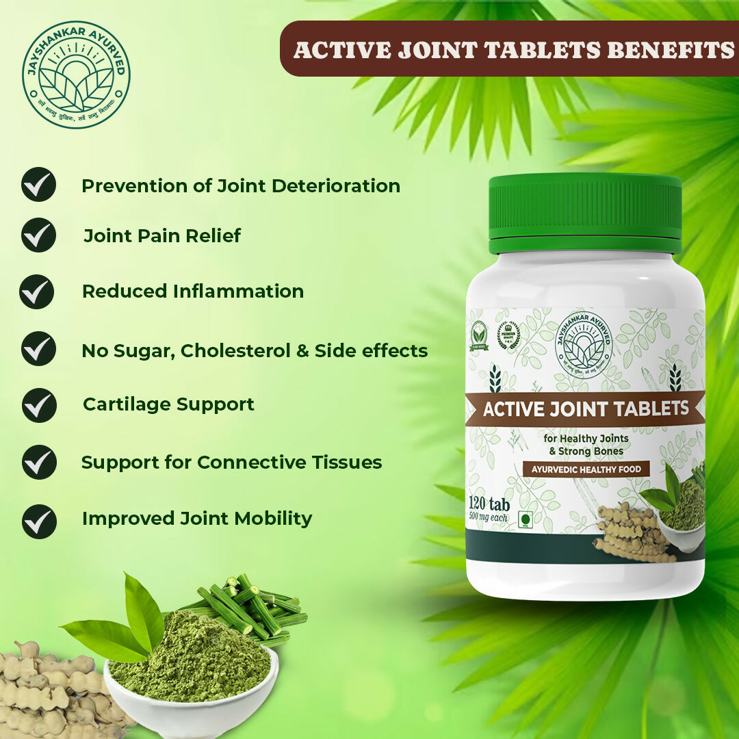Jayshankar Ayurved Active Joint Tablets