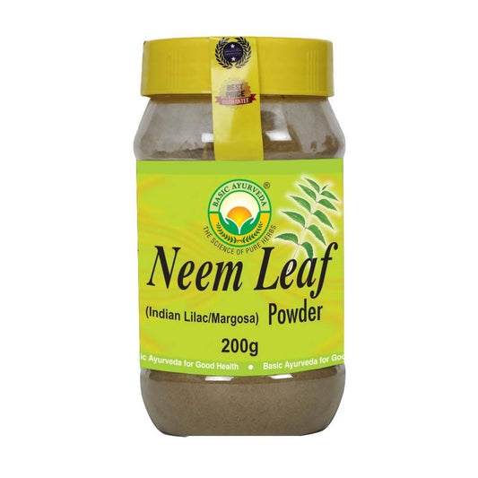Buy Basic Ayurveda Neem Leaf Powder from DrMediCart, Ship from India to USA