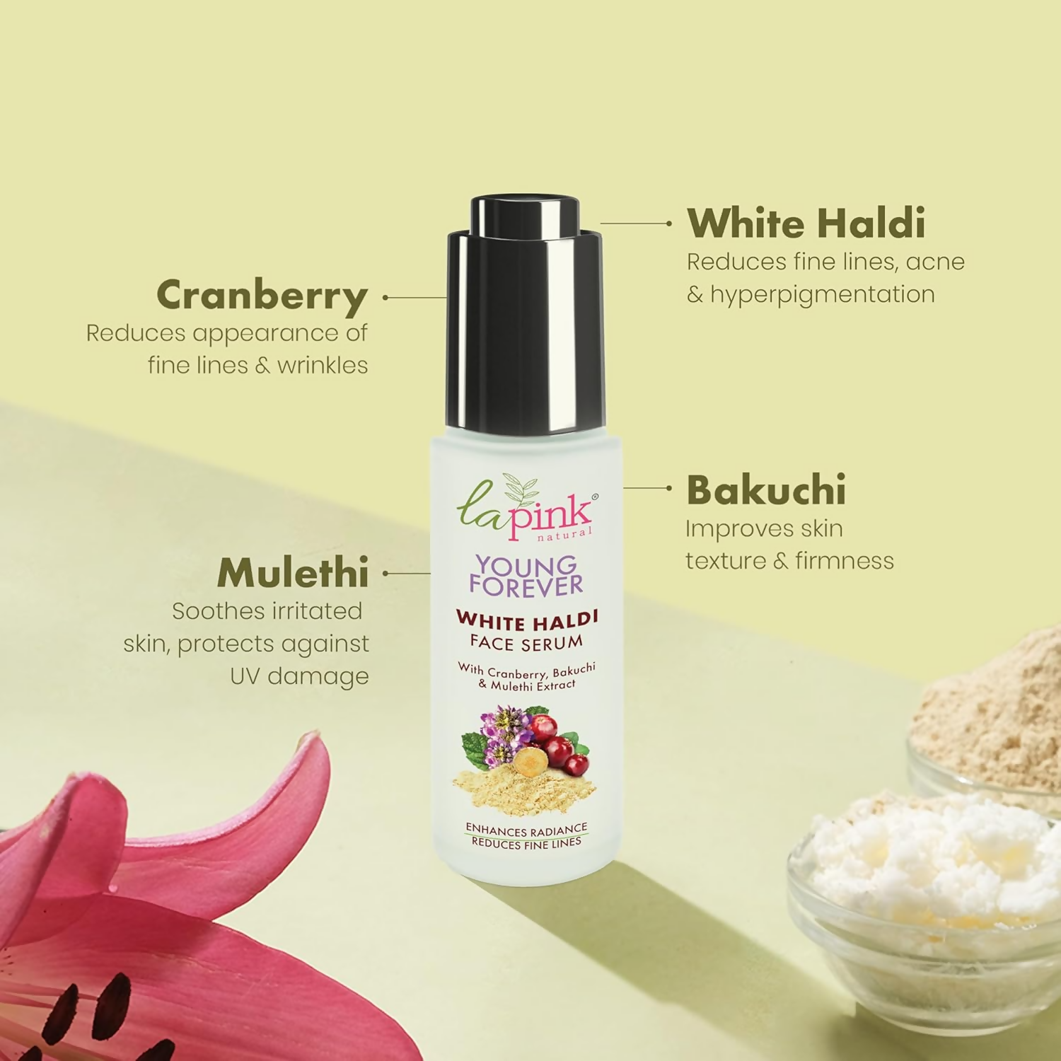 La Pink Young Forever Face Serum For Younger Bright Glowing