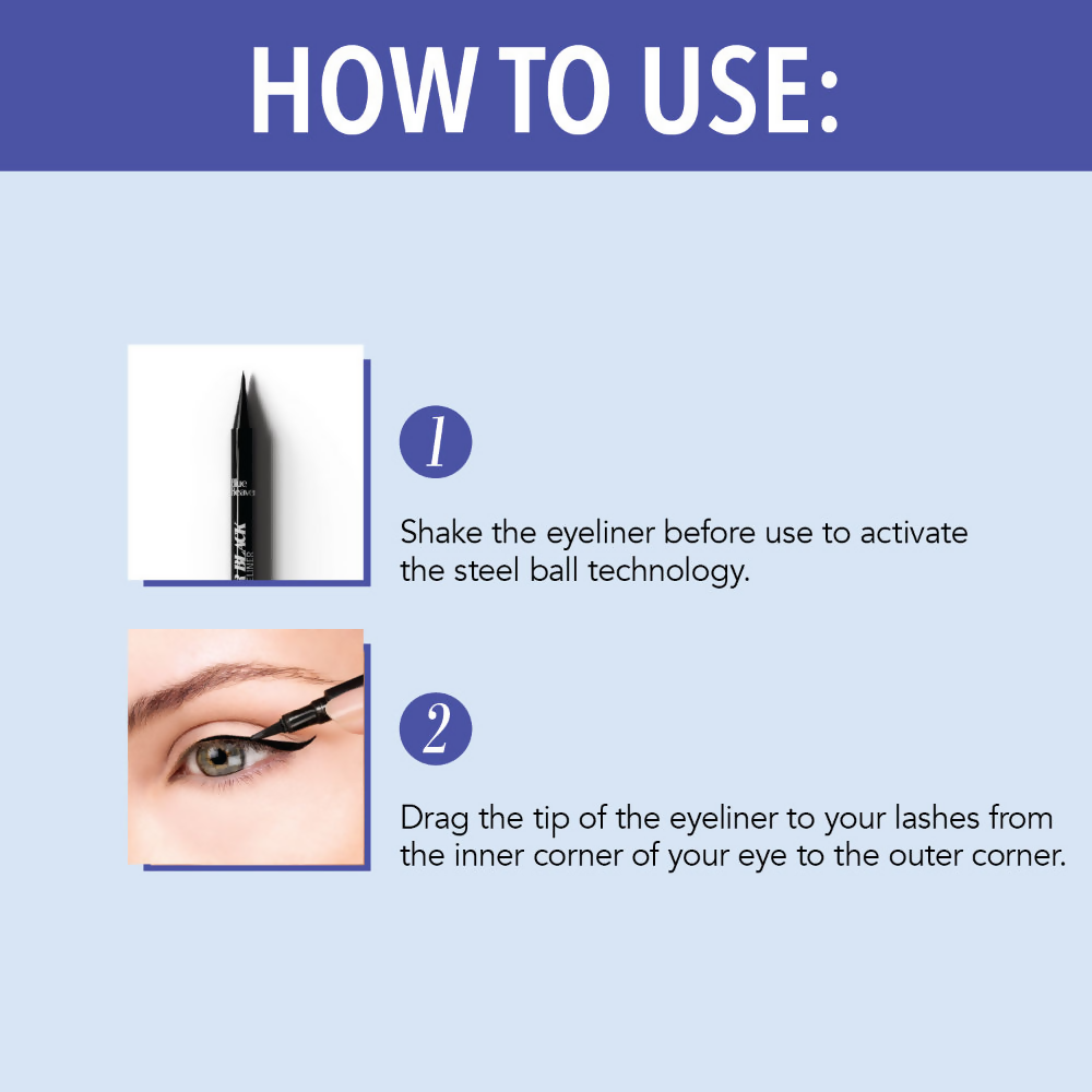 Blue Heaven Hyper Black Sketch Eyeliner Pen