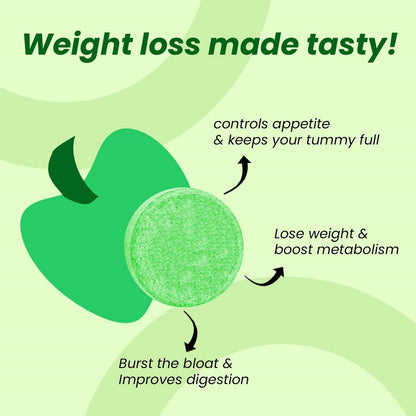 Exotic Leaf Green Apple Cider Vinegar Tablets