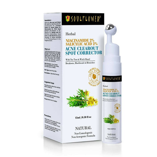 Buy Soulflower Niacinamide 2% Face Serum for Acne Corrector & Marks from DrMediCart, Ship from India to USA