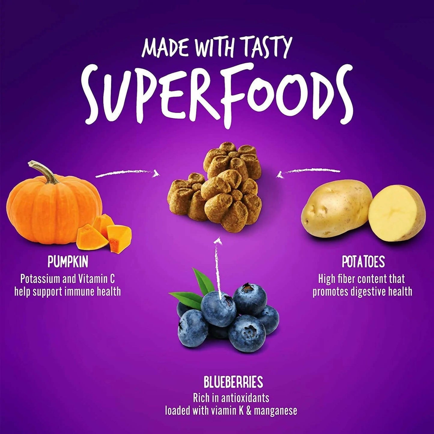 Fruitables Pumpkin And Blueberry Dog Treat