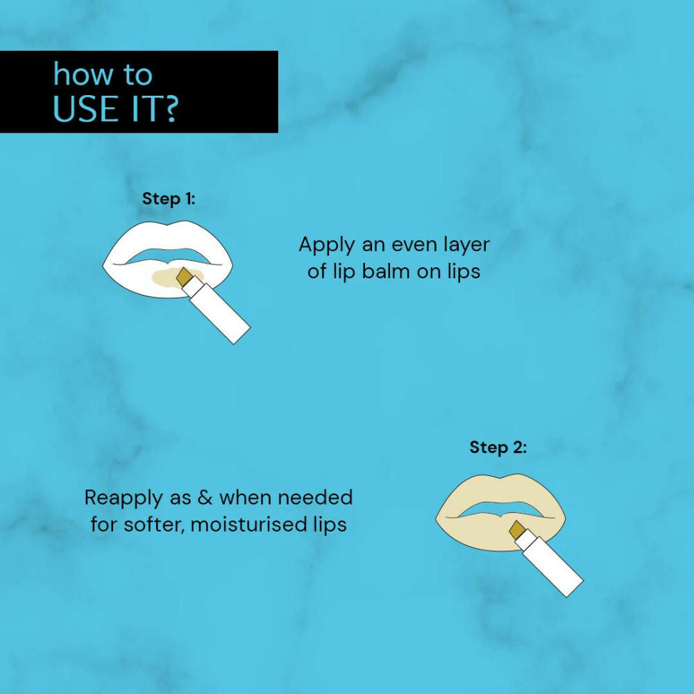 Deconstruct Hyaluronic Acid Lip Balm With 1% Cupuacu Butter - For Fuller lips, Dry Lips, Reduces Flakiness