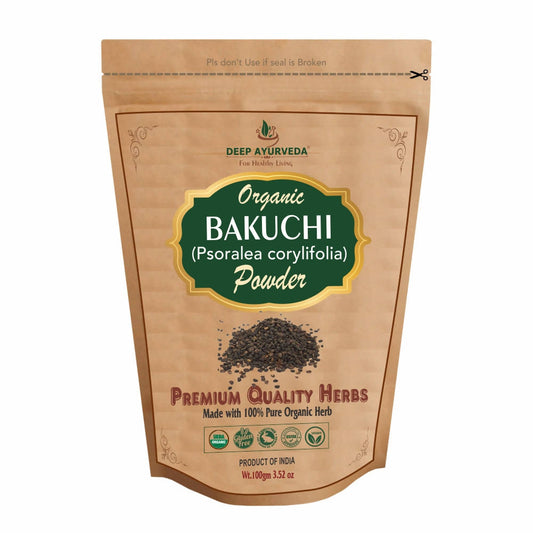 Buy Deep Ayurveda Organic Bakuchi Powder from DrMediCart, Ship from India to USA