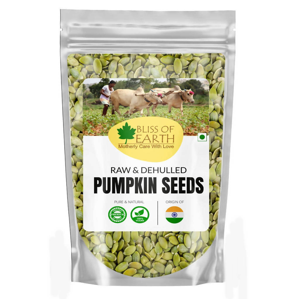 Buy Bliss of Earth Raw & Dehulled Pumpkin Seeds from DrMediCart, Ship from India to USA