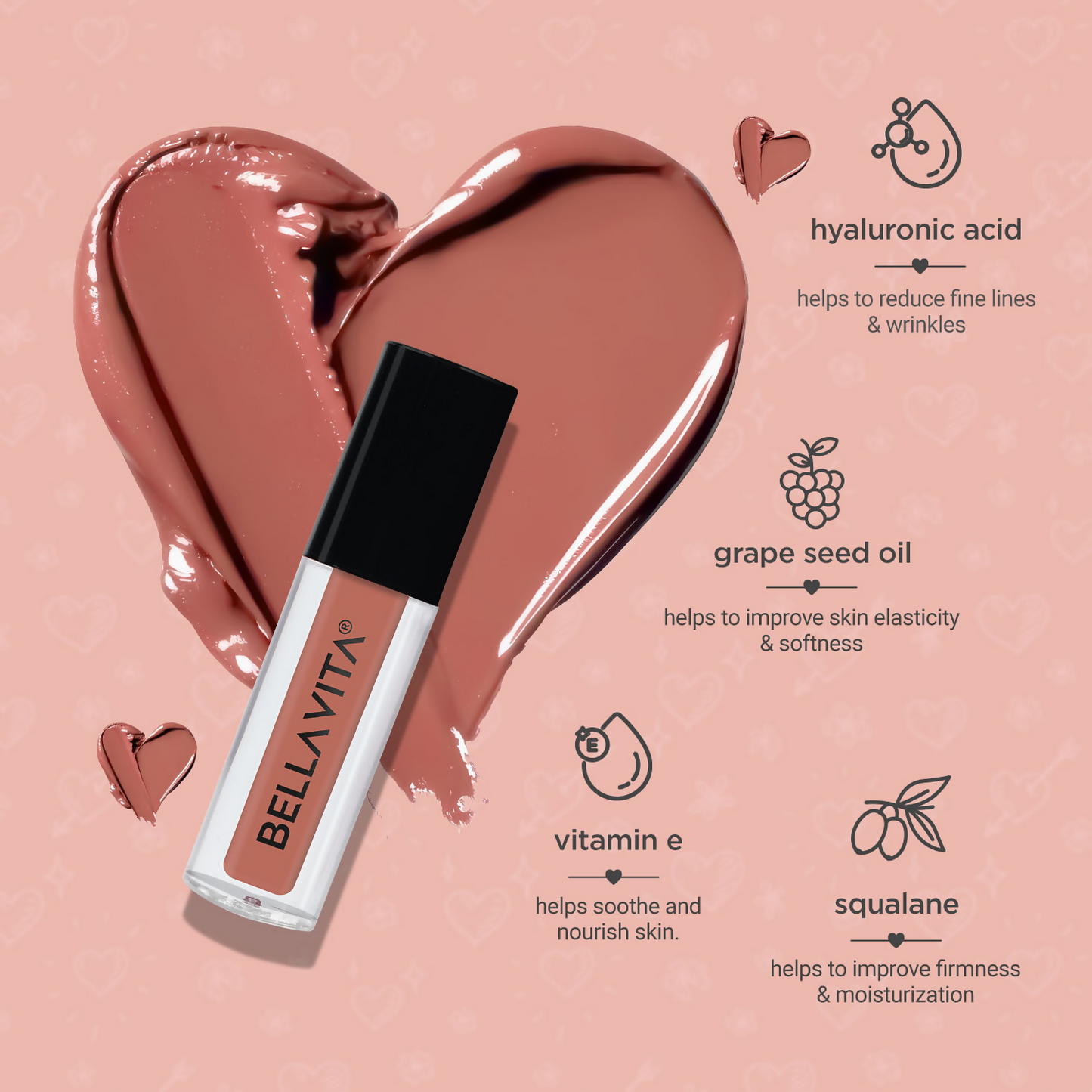 Bella Vita Organic All Hearts Face Blush - Crush Fever