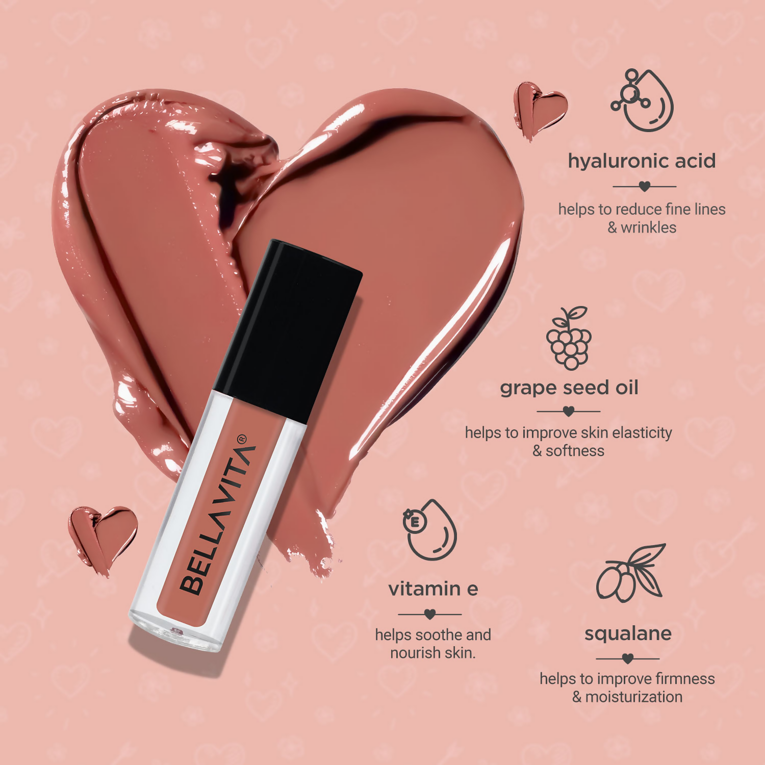 Bella Vita Organic All Hearts Face Blush - Crush Fever