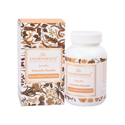 Swarnakayu ImmuPro Immunity Booster Tablets With Swarna Bhasma & Yashtimadhu