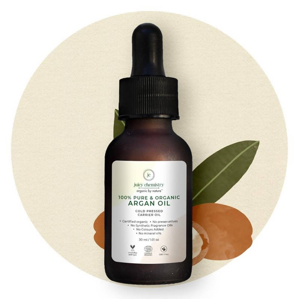 Juicy Chemistry Pure & Organic Argan Cold Pressed Carrier Oil