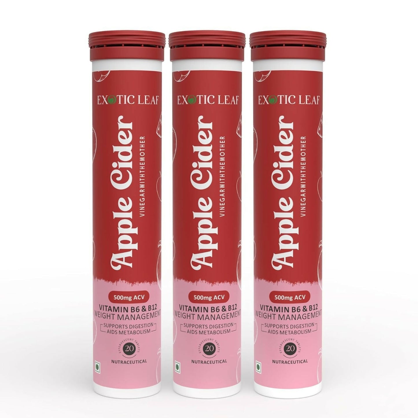 Exotic Leaf Apple Cider Vinegar Tablets