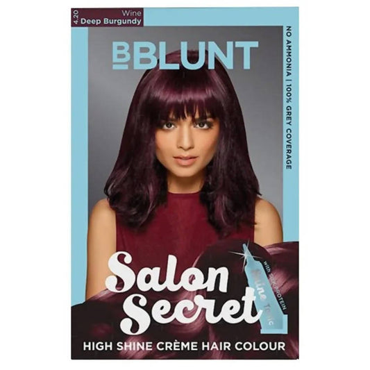 Buy BBlunt Salon Secret High Shine Creme Hair Colour - Wine Deep Burgundy 4.20 from DrMediCart, Ship from India to USA