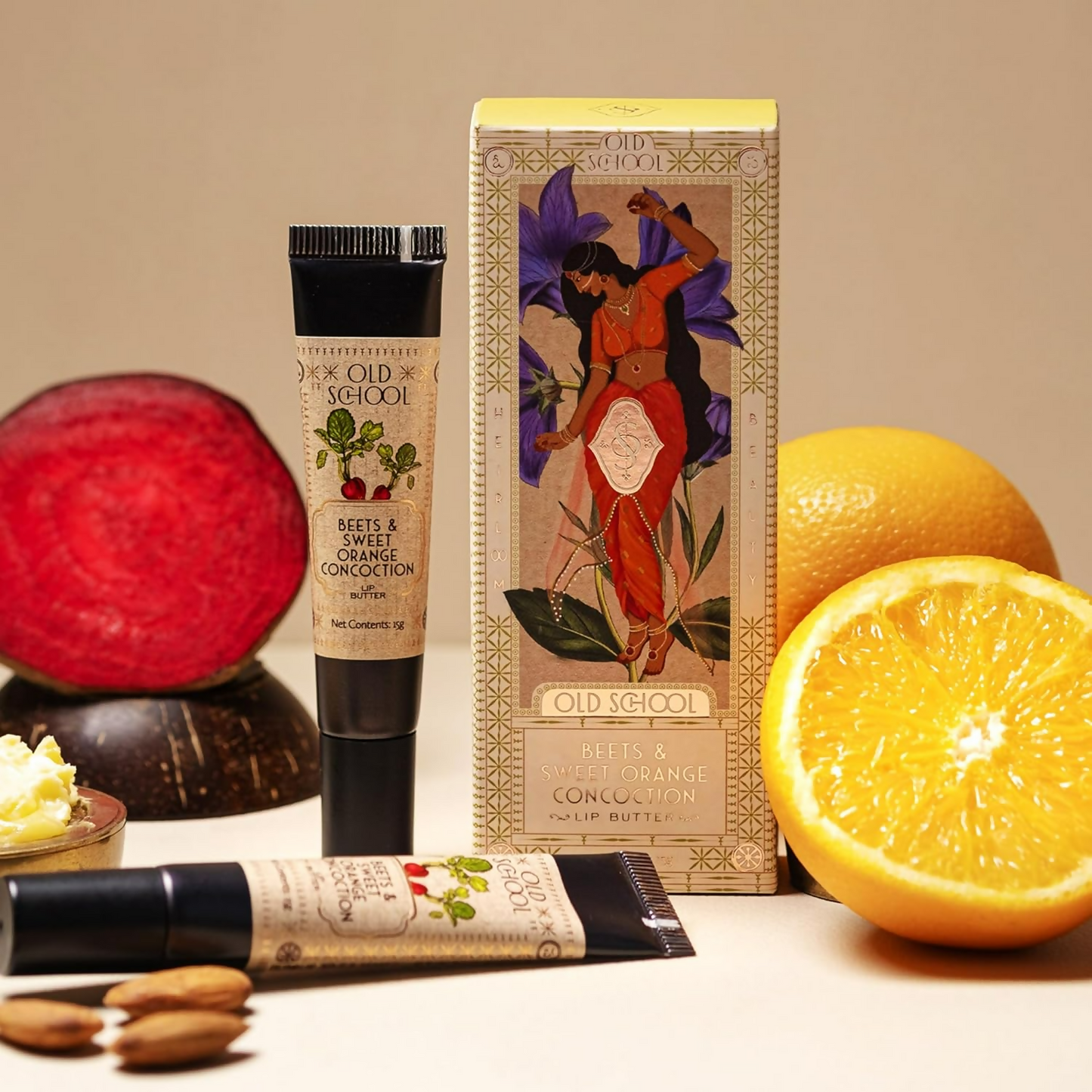 Old School Rituals Beets & Sweet Orange Concoction Lip Butter